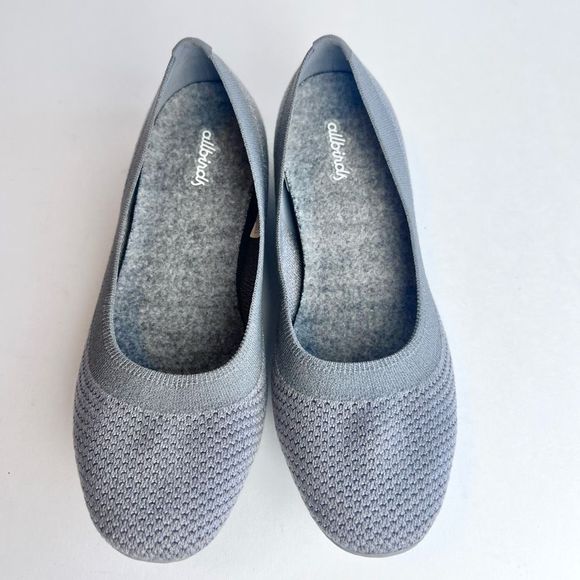 ALLBIRDS Women's Tree Breezers Ballet Flats Grey Sz 9--Like New - Picture 3 of 9